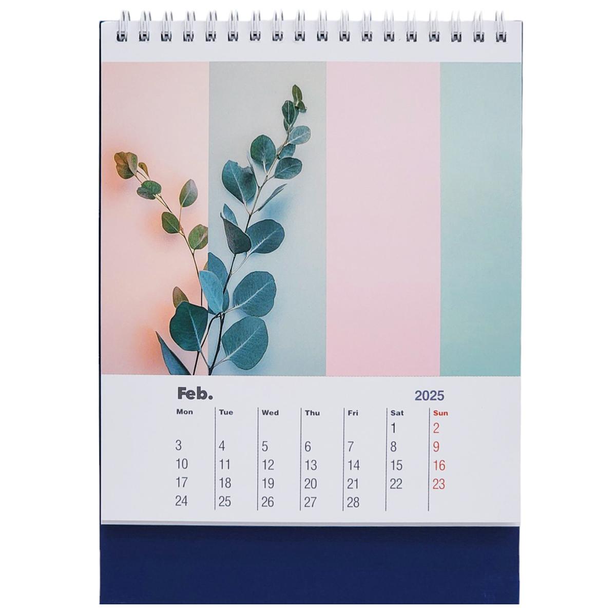 Lịch Bàn Chữ A 2025 - Pastel Minimalist - 2025-FABI-XNI
