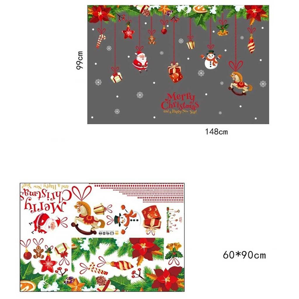 DECAL TRANG TRÍ NOEL 2 MẶT 2021 SỐ 32