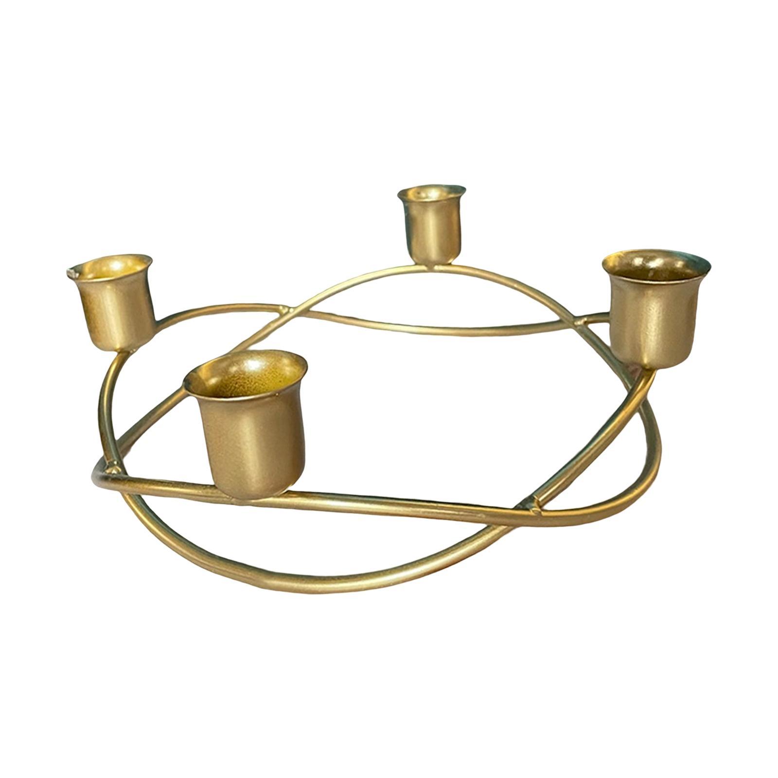 Candle Holder Wedding Table Home Home Decor Candle Holder Party Metal Stand Gold