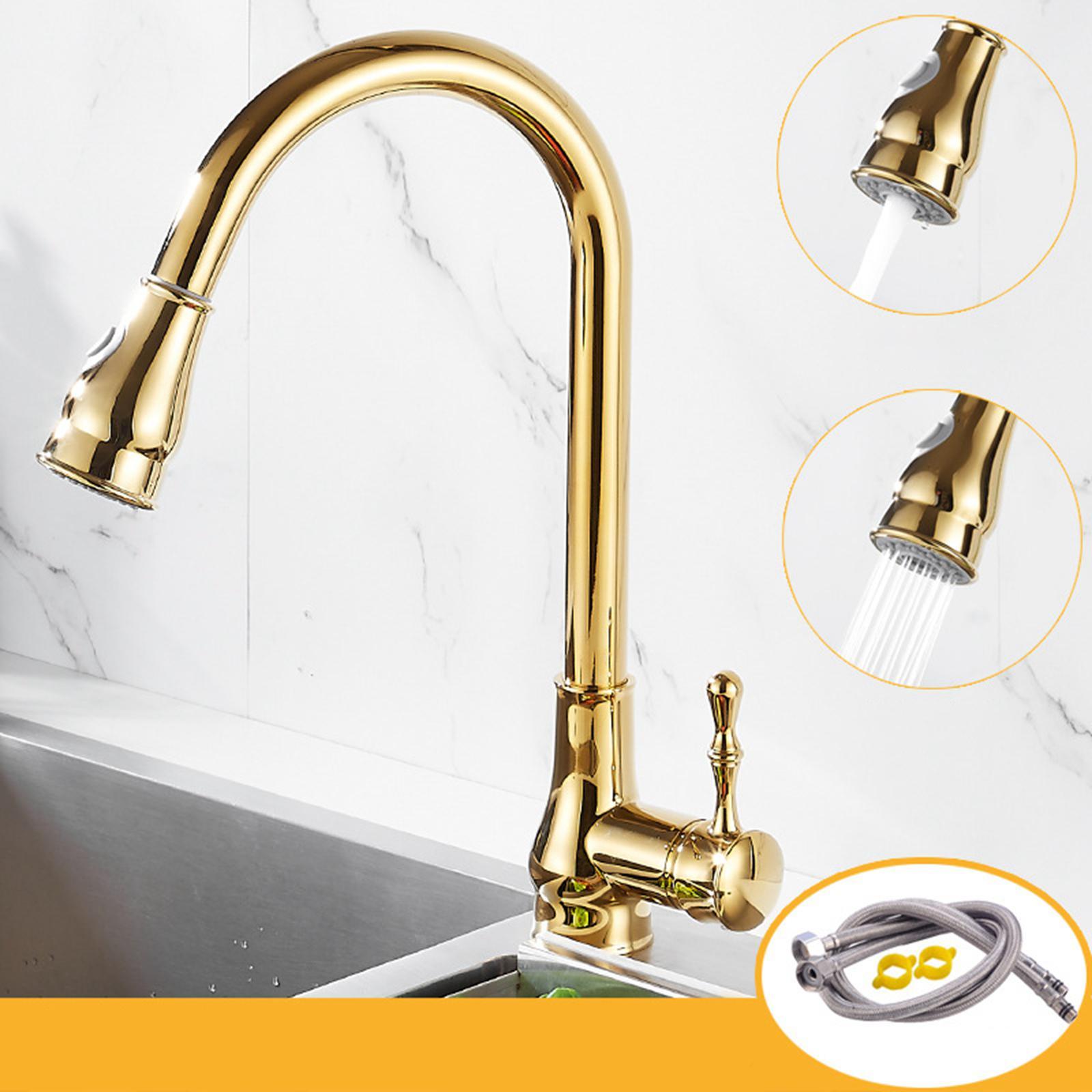 Flexible Kitchen Faucet Single Handle Tap High  Faucets for Hotel Kitchen Restaurant Bathroom