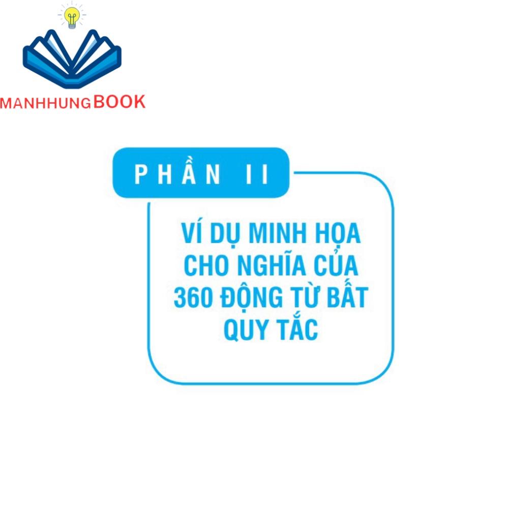 Sách - 360 động từ bất quy tắc và cách dùng thì tiếng Anh (màu)