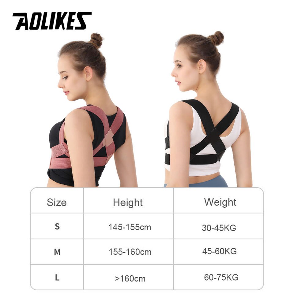 Đau chống gù lưng cho trẻ em và người lớn AOLIKES A-3109 Back Posture Corrector