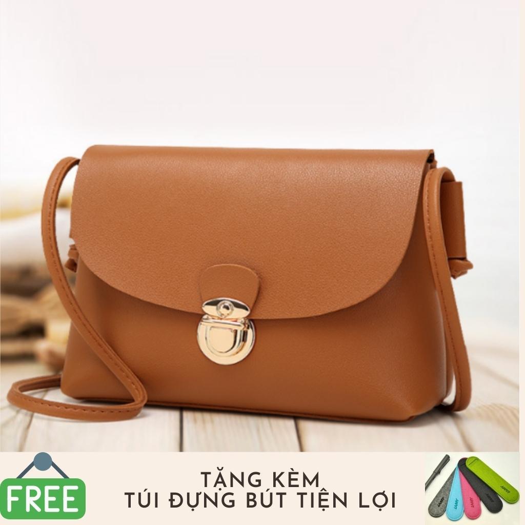 Túi nữ thời trang phong cách Hàn Quốc Đồ Da Thành Long TLG 208111 3 tặng túi đựng bút