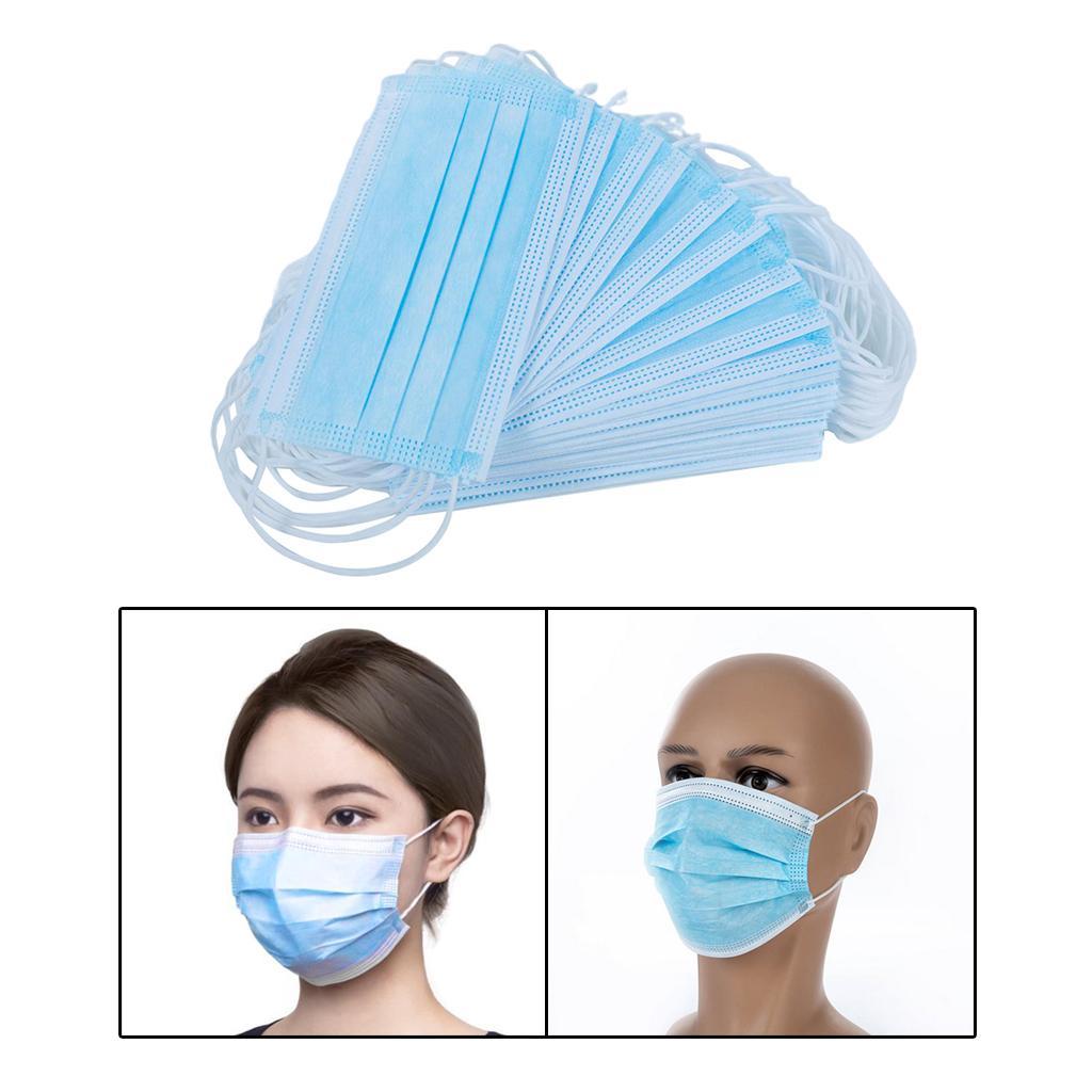 500pcs Disposable Face Mask Anti-Dust Mouth Mask Cover Ear Loop Economic Pack