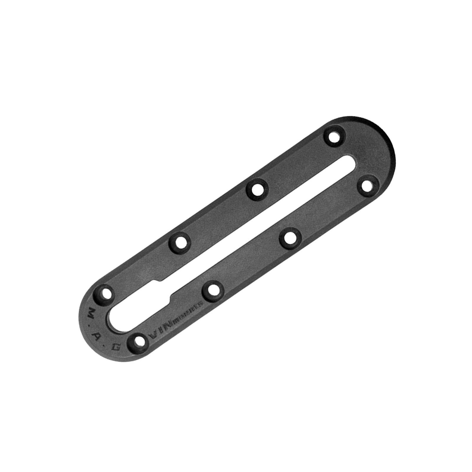 Kayak Slide Track Rails Bracket, DIY Accessories Fishing Rod Rack Holder Mounting Base Tackle Canoe Inflatable Marine Boat Part Marine Hardware