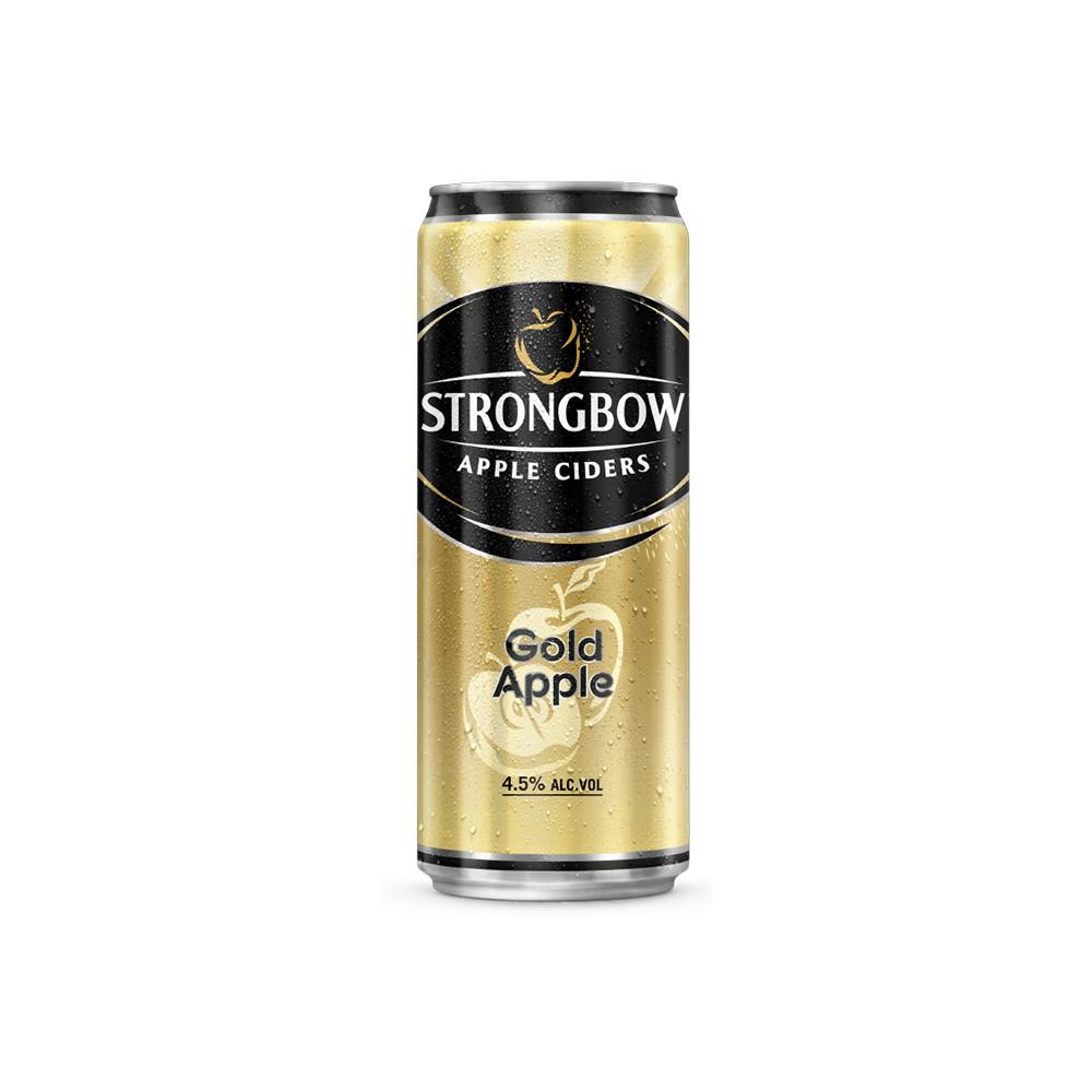 Thùng 24 lon Bia Hoa Quả Lên Men Strongbow Mix Vị 330ml