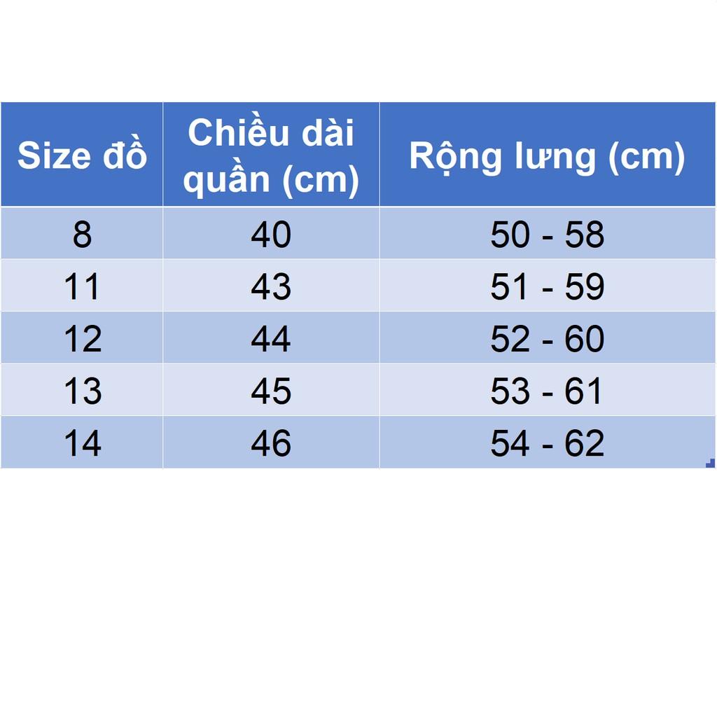 Quần jean rách cho bé trai size đại