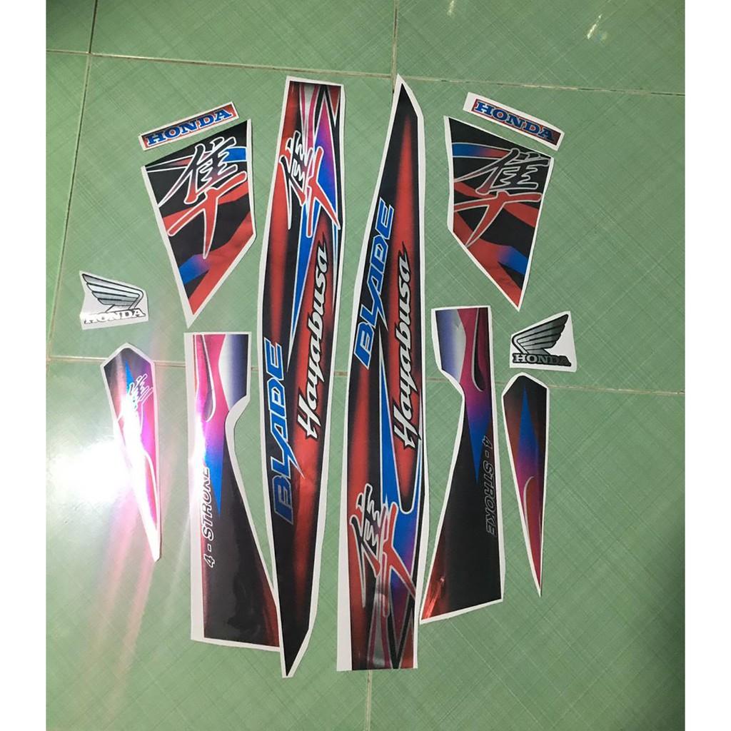 Tem blade đỏ đen hayabusa