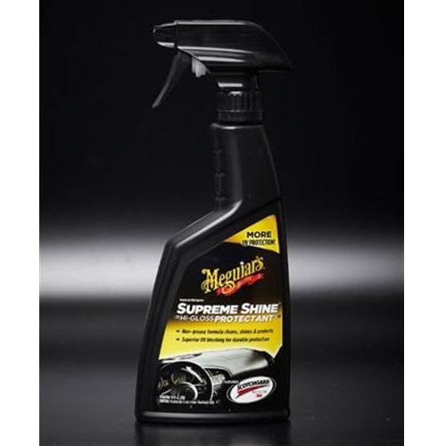 Meguiar's Dưỡng đen nhựa, cao su nội thất - độ bóng cao - Supreme Shine Protectant - G4016, 473 ml