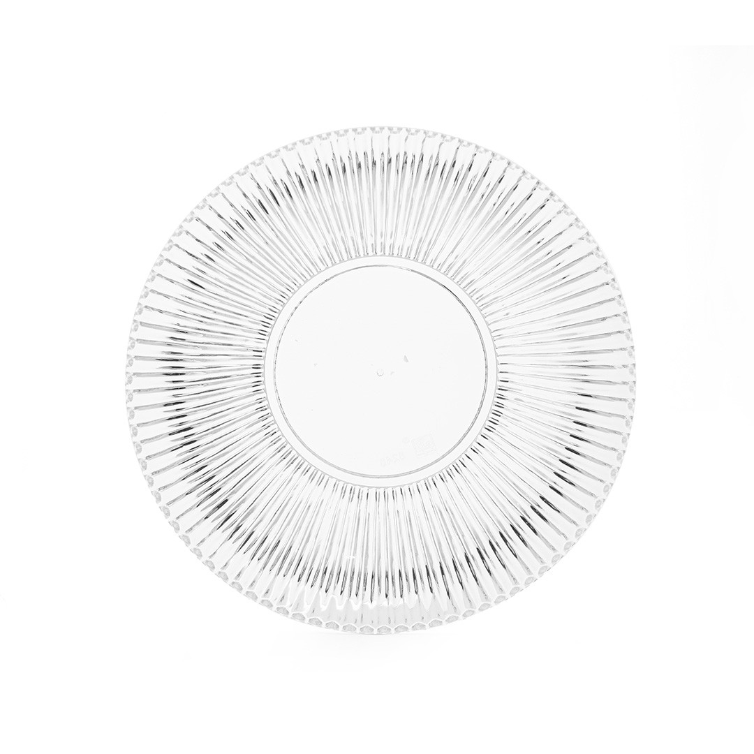 Khay trái cây nhựa JB vân gợn sóng - Trong suốt - Hàng nhập khẩu chính hãng Cobihome