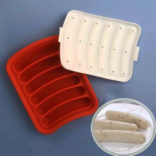 Khuôn silicon làm xúc xích tại nhà handmade ngon an toàn