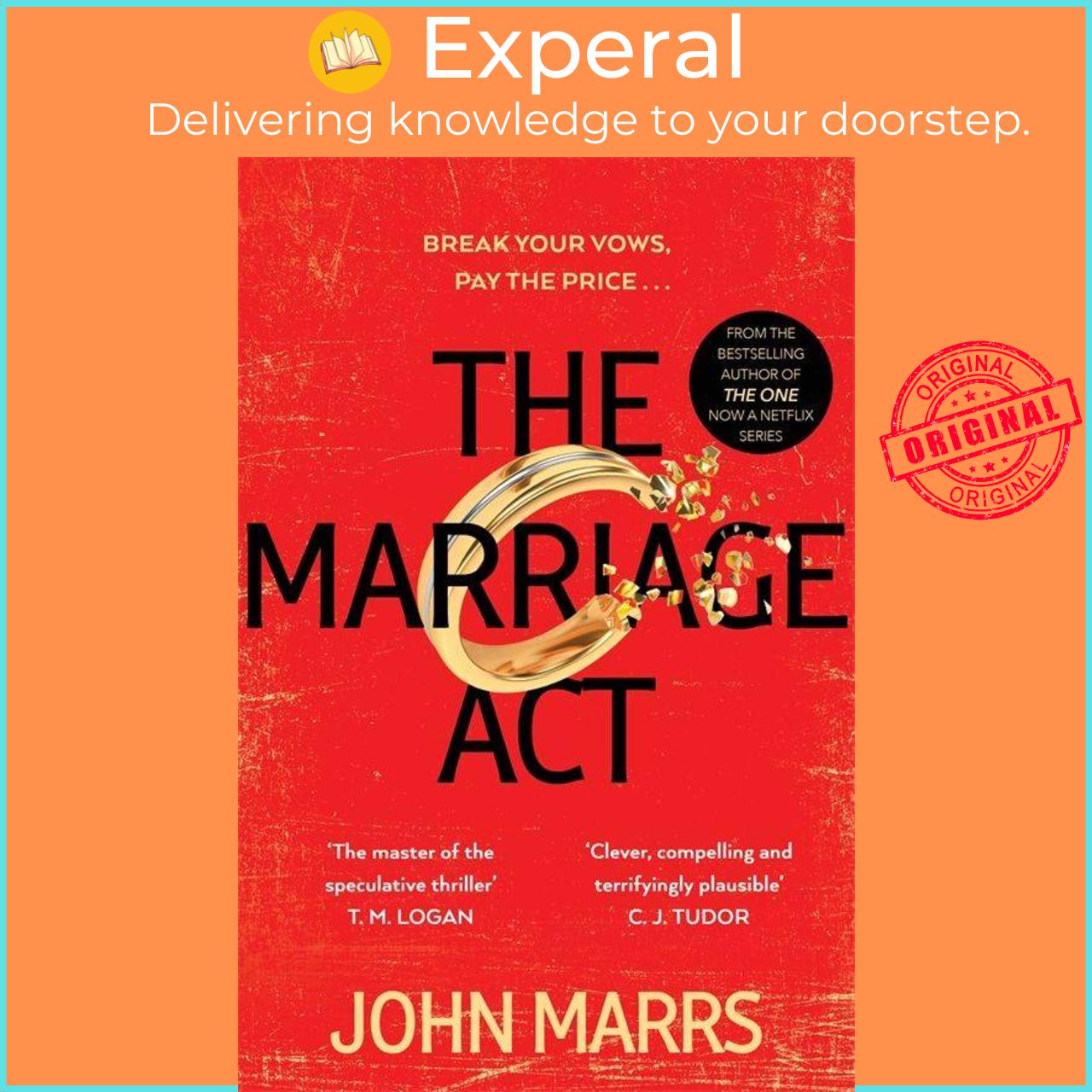 Sách - The Marriage Act - The unmissable speculative thriller from the author of T by John Marrs (UK edition, paperback)