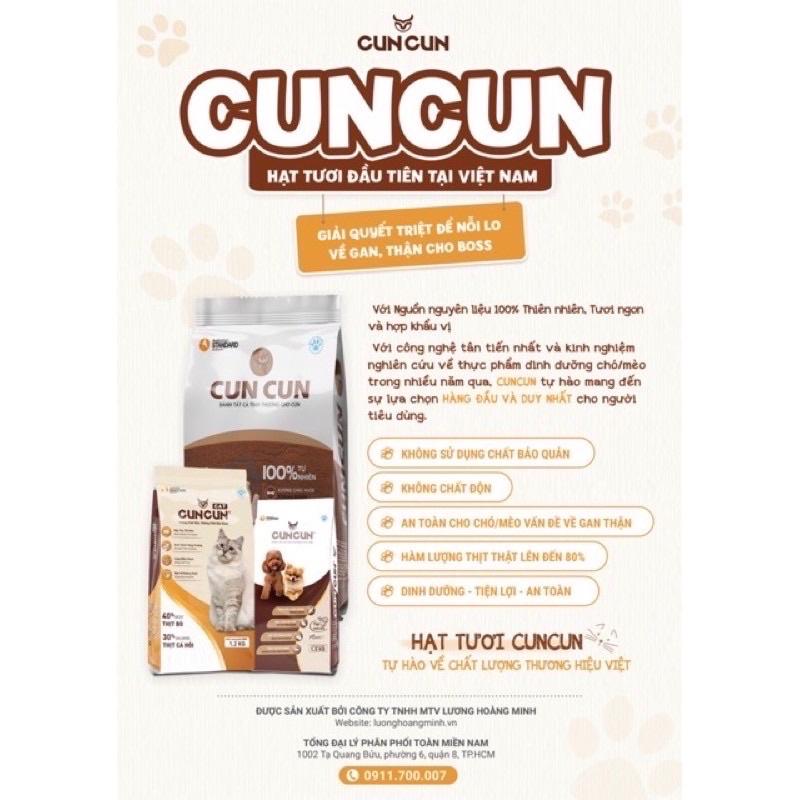 Thức Ăn Thú Cưng Thức Ăn Cho Chó HẠT TƯƠI CUNCUN Dành Cho Mọi Loài Cún 1,5kg