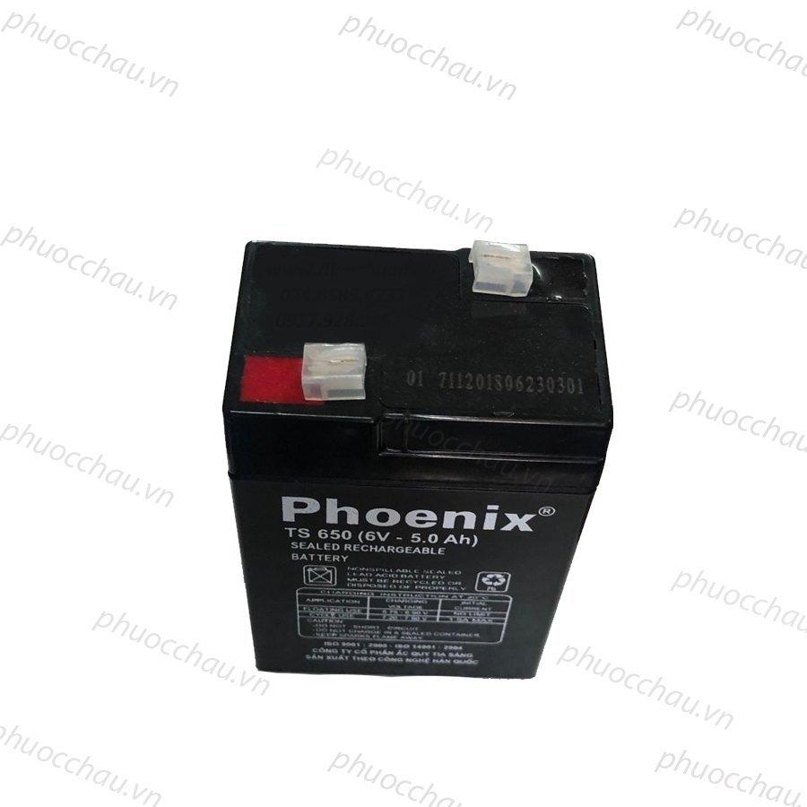 Ắc Quy PHOENIX TS 650 6V-5Ah - Chuyên Dùng Cho Nguồn Dự Phòng (UPS, Inverter, ...)