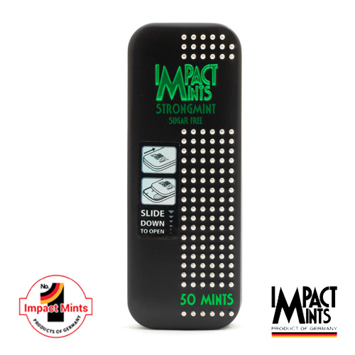 Combo 6 Hộp Kẹo Bạc Hà Không Đường Impact Mints 9g (tặng kèm 6 gói Tempo)