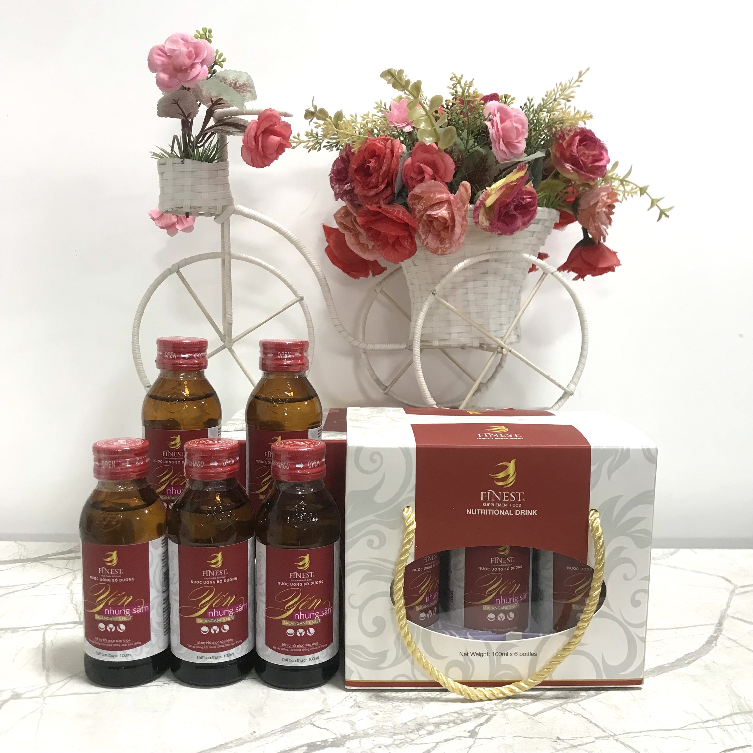 Nước yến nhung sâm (Không đường) Finest