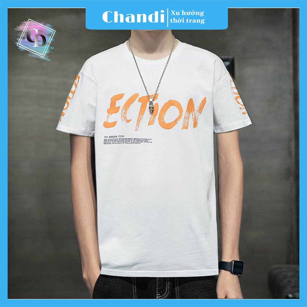 Áo thun nam thể thao trơn, cổ tròn đẹp, trẻ trung, mặc thoáng mát, thấm hút mồ hôi tốt thương hiệu CHANDI HH1