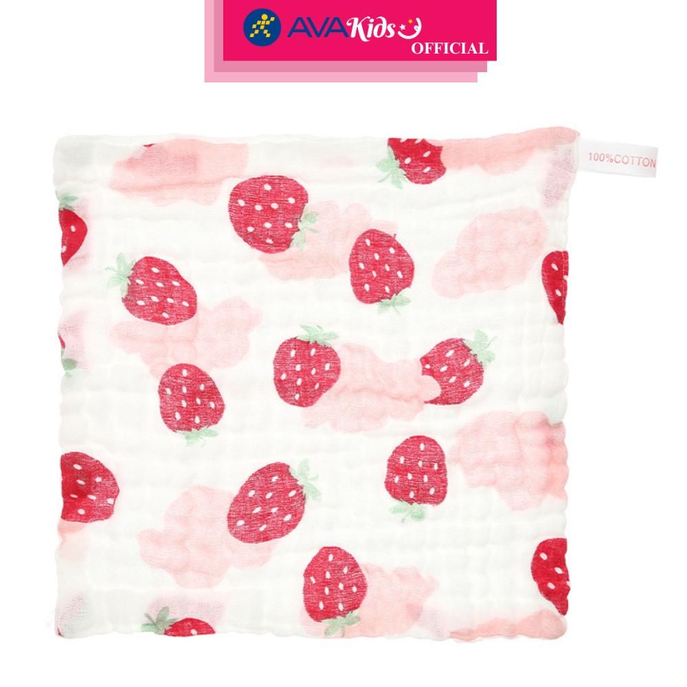 Set 5 cái khăn mặt xô cotton 6 lớp TOP KIDS 30x30 cm - Màu ngẫu nhiên