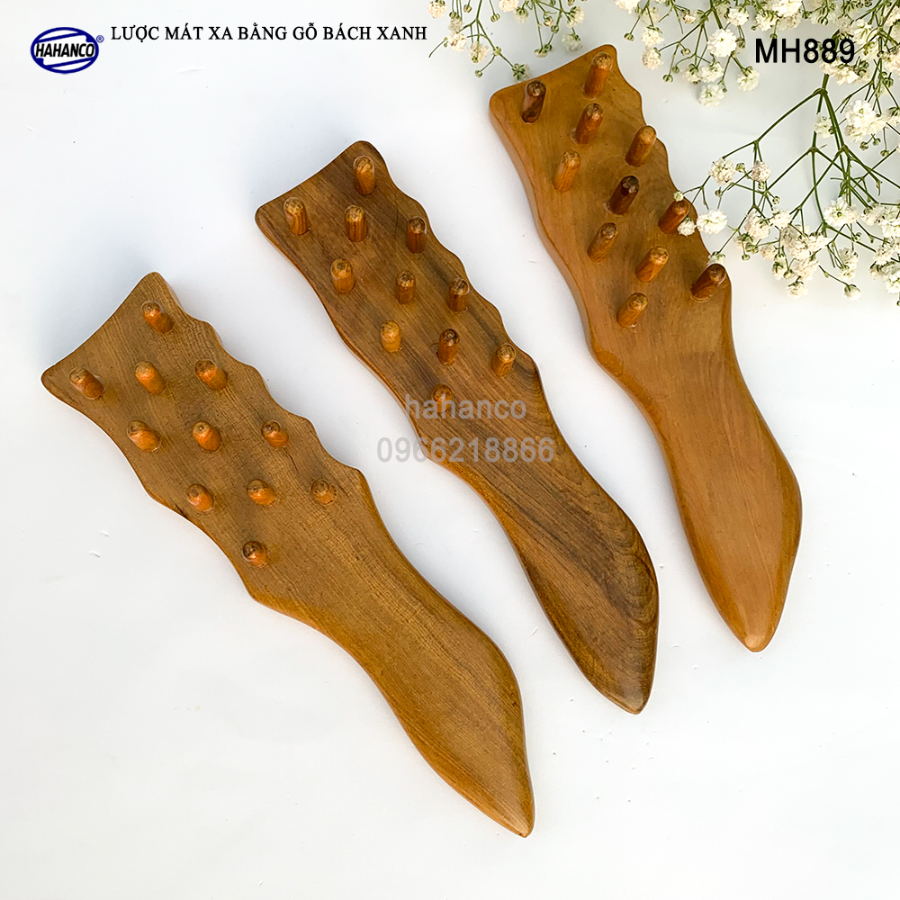 Lược gỗ thơm đa năng mát xa ấn huyệt toàn thân giúp lưu thông khí huyết - chăm sóc sức khỏe cho bạn