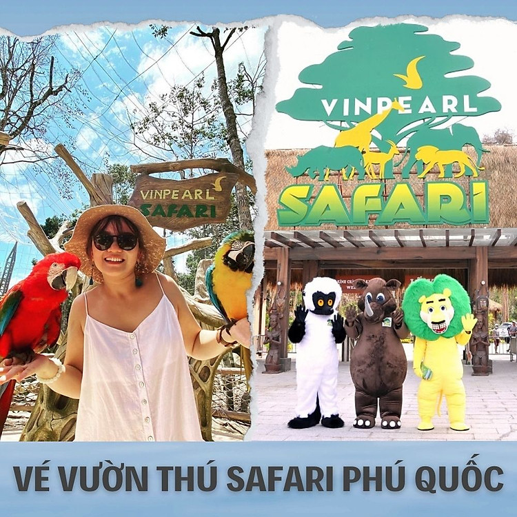 Hình ảnh Vé Vinpearl Safari Phú Quốc - Vườn Thú Mở Đầu Tiên Tại Việt Nam, QR Code Không Cần Xếp Hàng Mua Vé