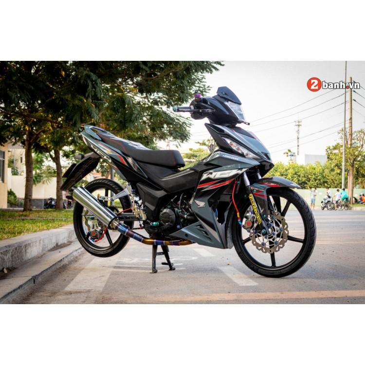 PAD PHANH 2 Pits đối xứng. Pad phanh CNC Nguyên Khối Chắc Chắn, Chuẩn heo và đĩa 245mm.
