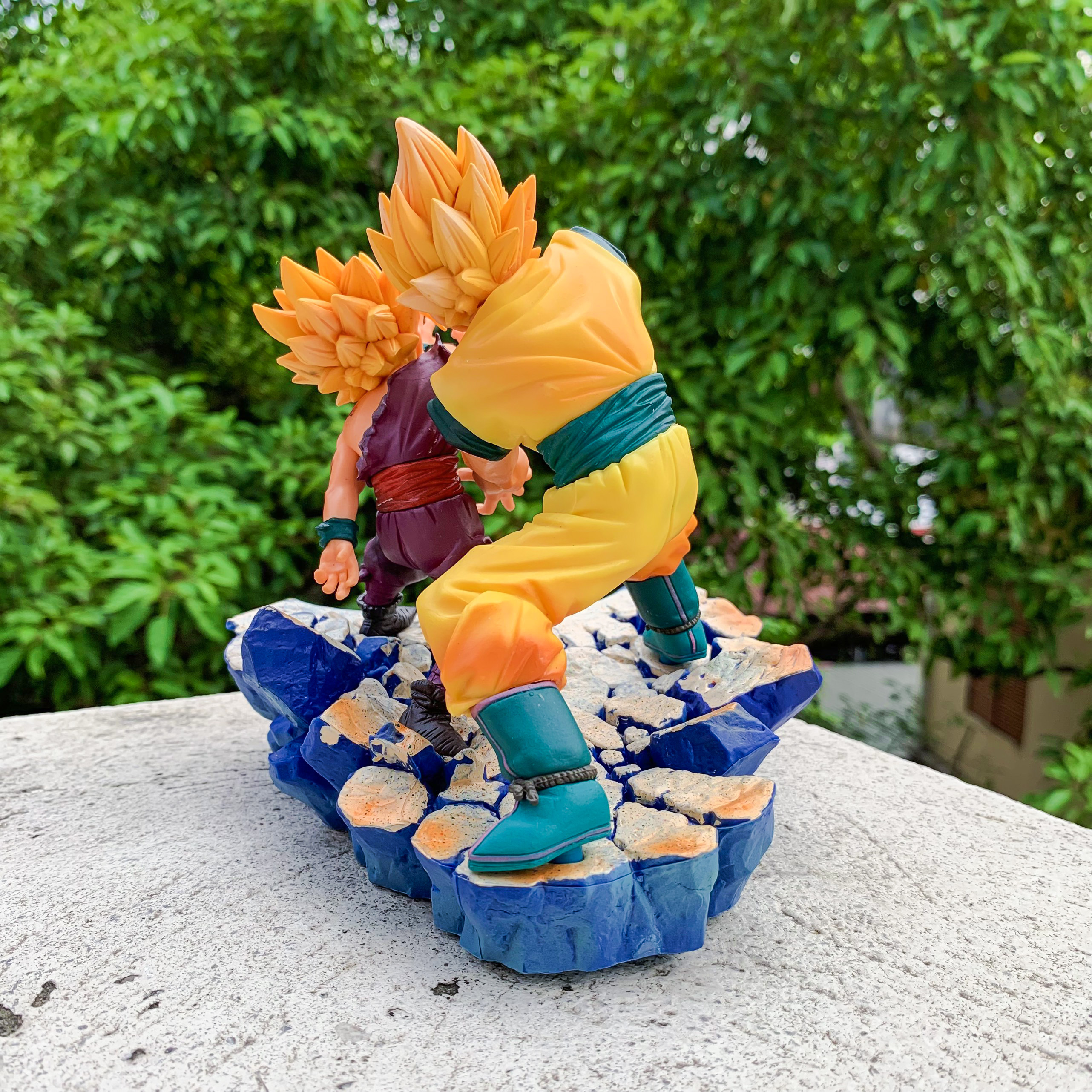 Mô hình songohan cùng songoku hàng đẹp siêu đẹp