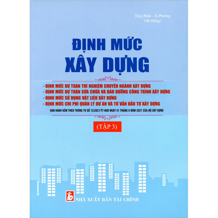 Định Mức Xây Dựng - Tập 3