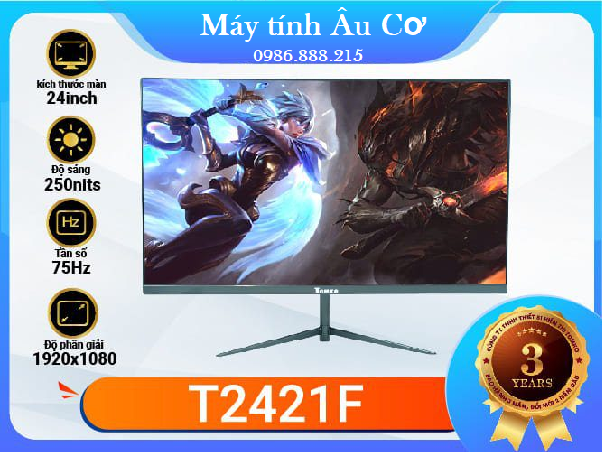 Màn hình PC để bàn Monitor Tomko 24inch IPS Chính hãng - BH 3 năm - Hàng Chính Hãng