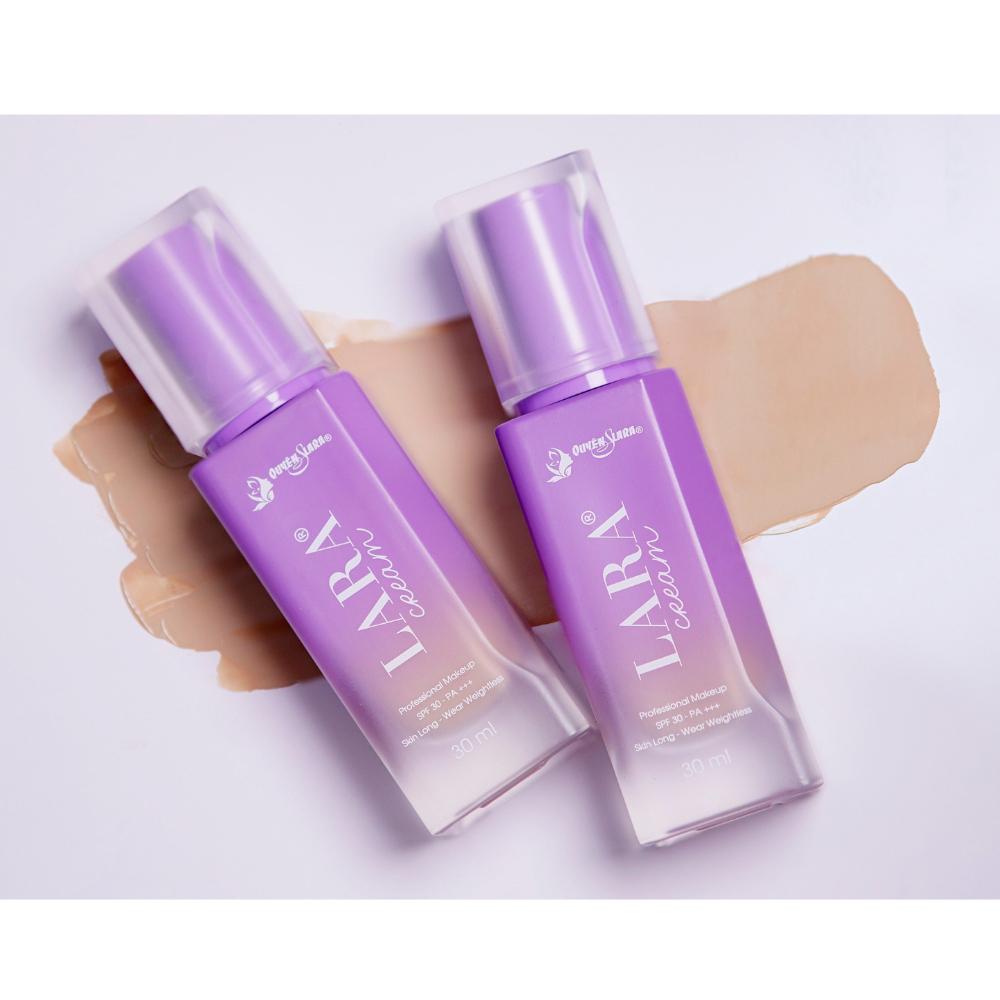 Kem Nền LARA CREAM Quyên Lara 30ml, Che Khuyết Điểm Trên Da, Trang Điểm Nâng Tông Da, Chống Nắng