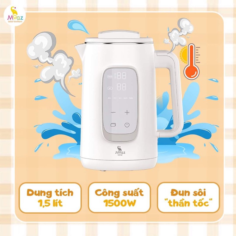 Bình đun nước Moaz BéBé MB 070