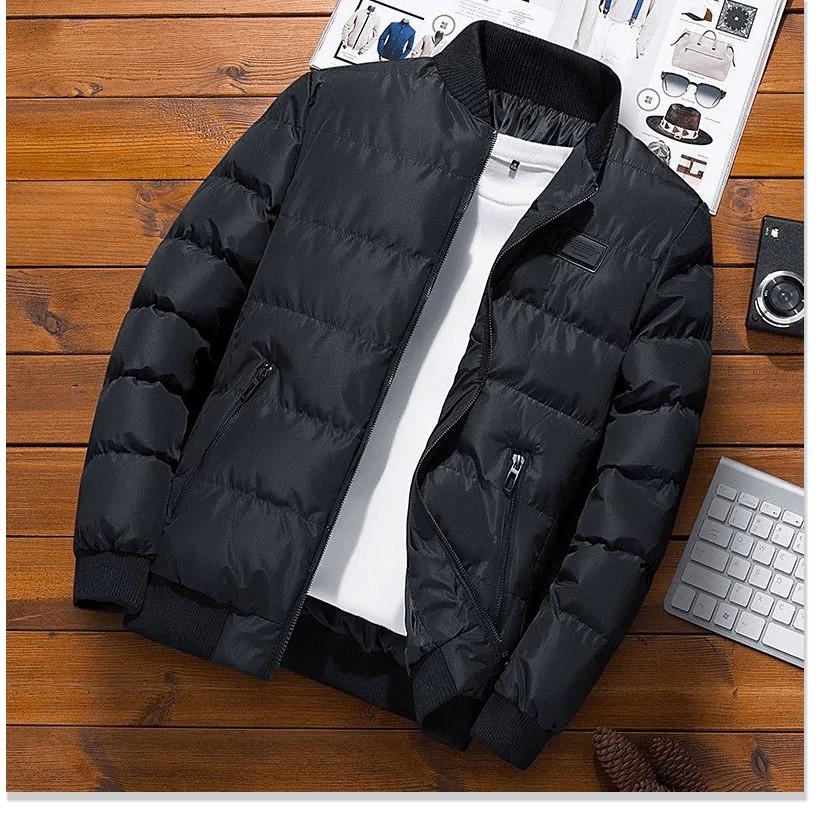 ÁO KHOÁC NAM/ÁO KHOÁC PHAO NAM TRẦN BÔNG 3 LỚP SIÊU ẤM ÁP MÙA ĐÔNG CÓ SIZE 3XL THỜI TRANG NEMO36 ST