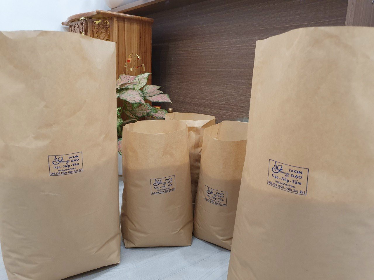 Gạo Lứt Huyết Rồng - Túi 5 kg - Dẻo, thơm, mềm cơm