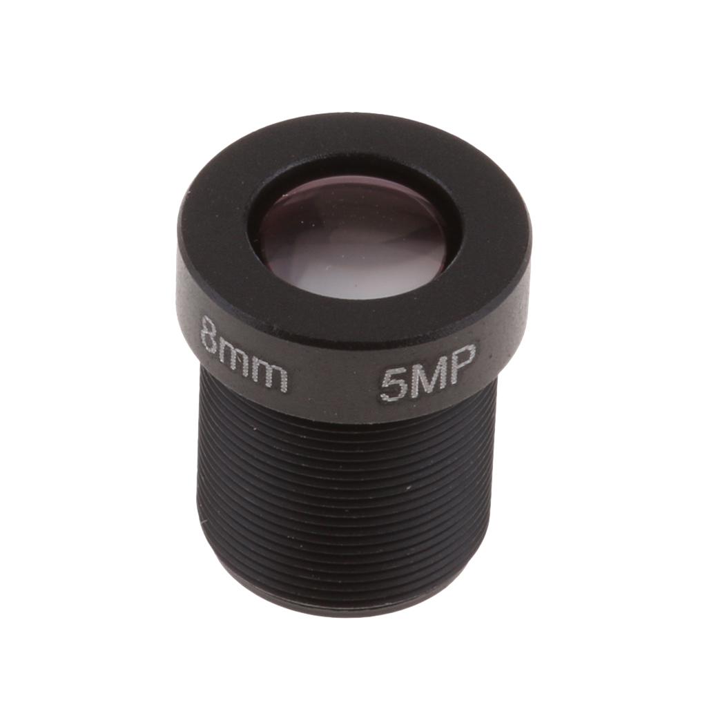 1/2.5'' HD 5mp 8mm 48 Degree Angle IR Board Lens M12 for Security IP Camera
