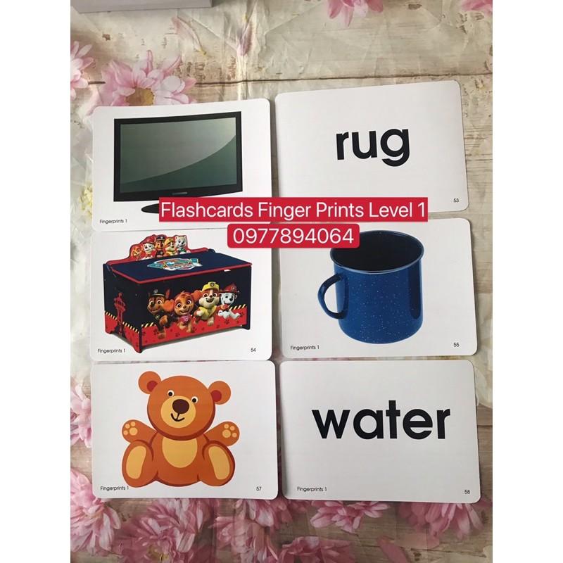 Flashcards Thẻ Tiếng Anh Finger Prints Level 1