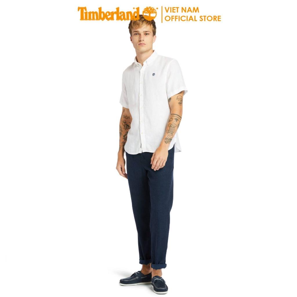 Áo Sơ Mi Linen Ngắn Tay Nam Timberland Mill Linen Shirt TB0A24NC