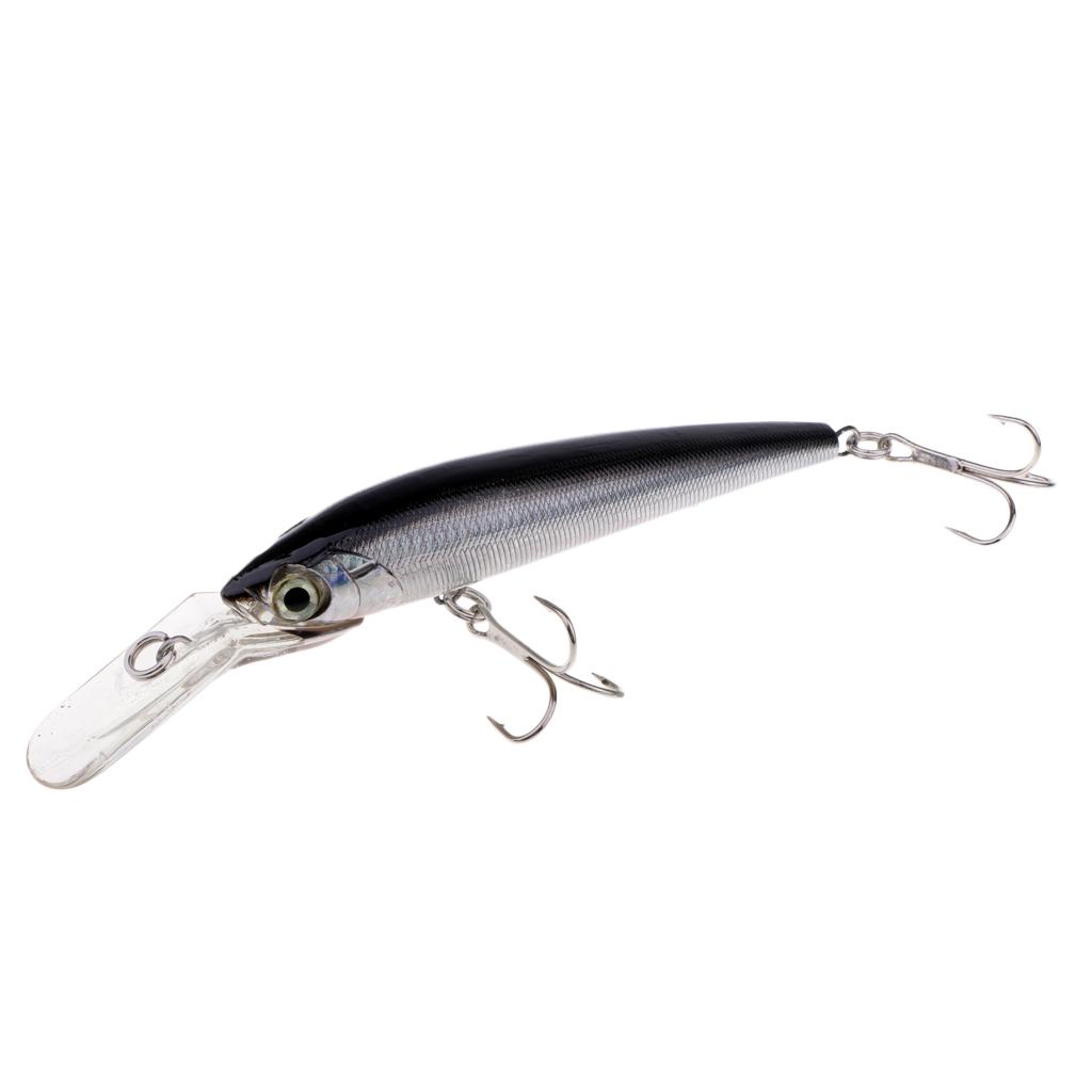 Artficial Minnow Fishing Lure Plastic Hard Bait Crankbait Hook Fishing Tackle 18cm/80g