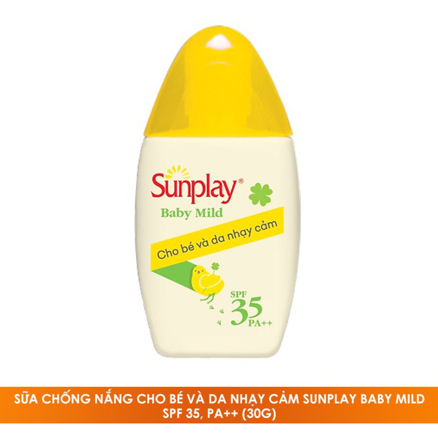 Sữa Chống Nắng Cho Bé Và Da Nhạy Cảm Sunplay Baby Mild SPF 35, PA++ (30g)