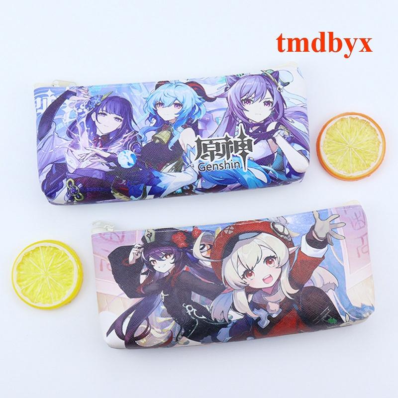 Túi Đựng Bút Chì Vải Canvas Sức Chứa Lớn Tiện Lợi Dành Cho Học Sinh