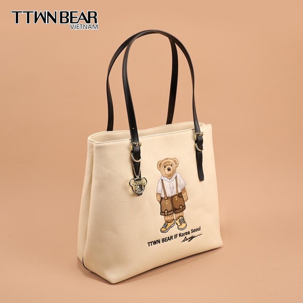 Túi tote da DV870 TTWN BEAR đeo chéo thời trang công sở