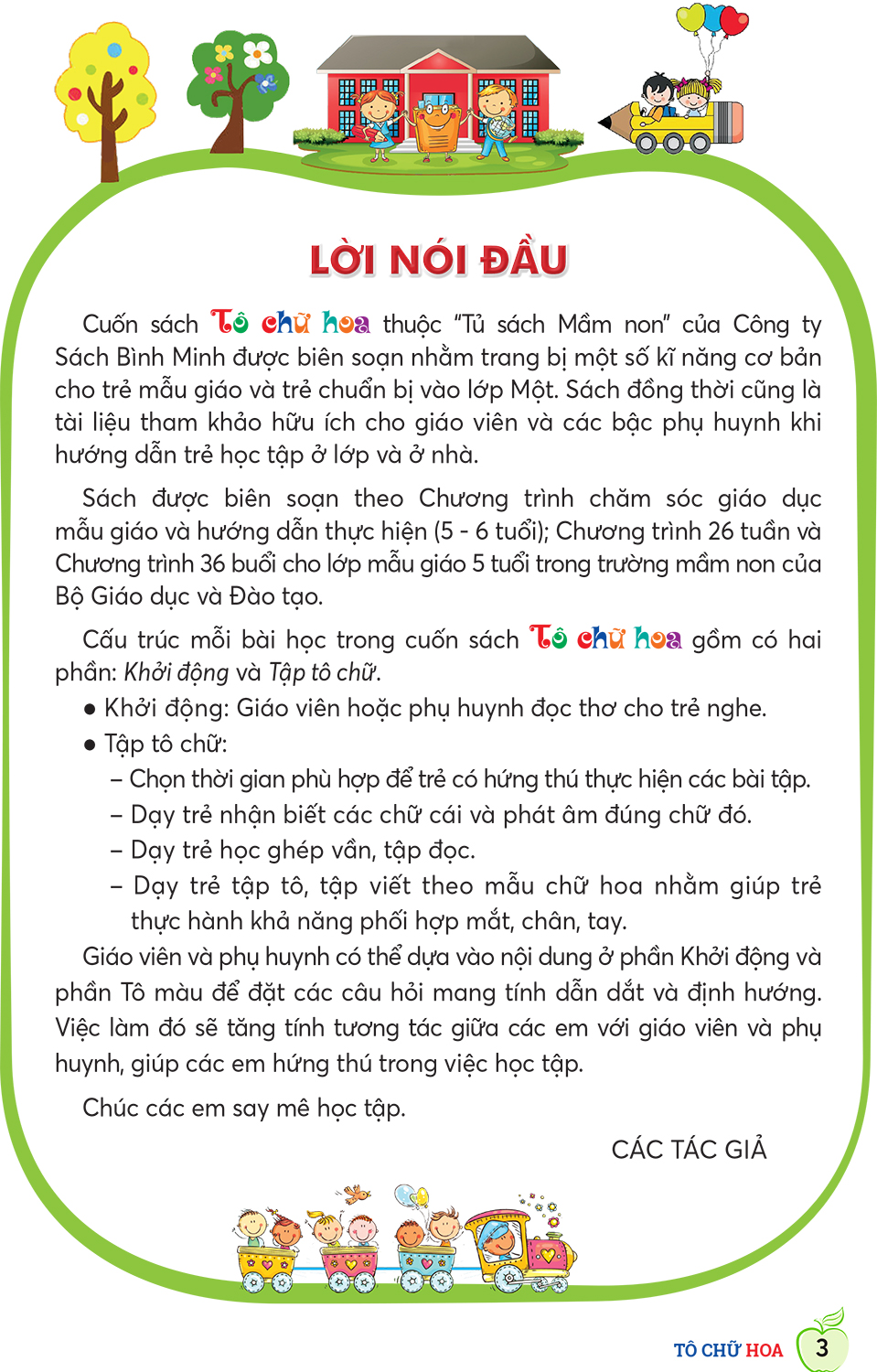 Sách - Tô Chữ Hoa (Sách dành cho trẻ 5-6 tuổi)