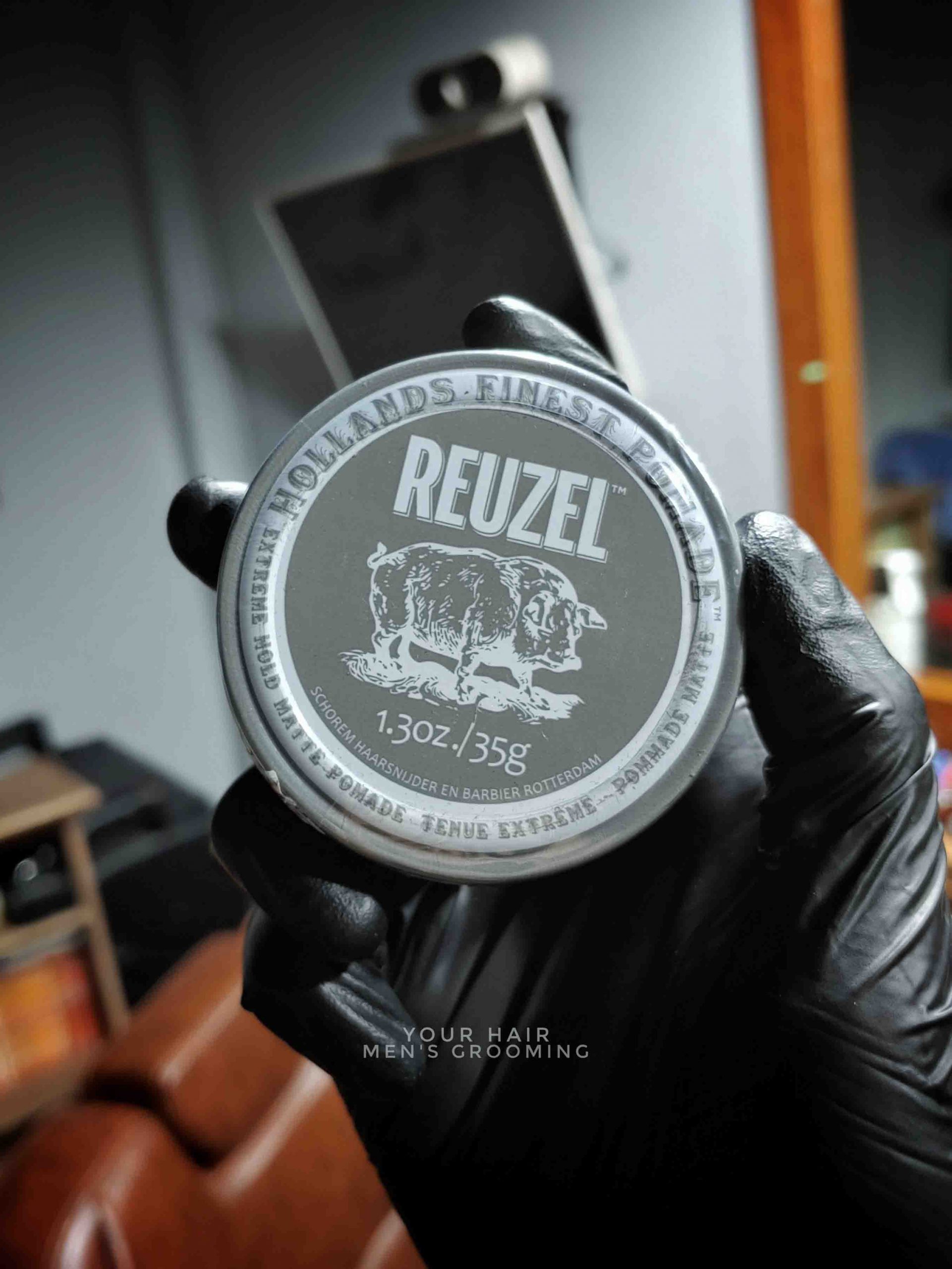 Sáp Vuốt Tóc Reuzel Extreme Hold Pomade Travel Size 35g - Hàng chính hãng