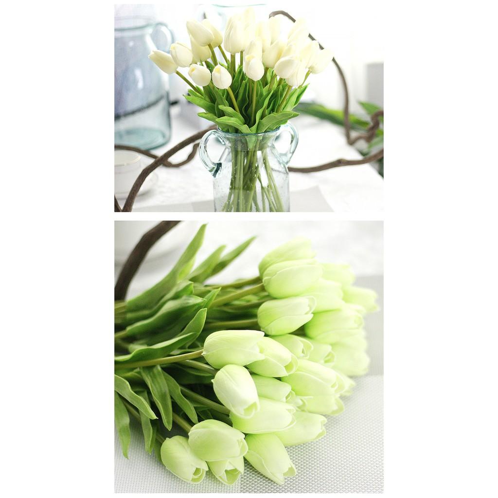 Cành hoa tulip PU 32cm cao cấp giống thật đến 99%