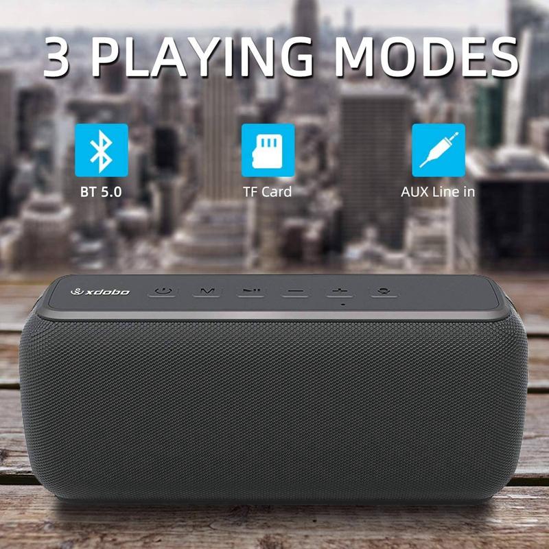 Xdobo x8 60W loa bluetooth không dây di động cột không thấm nước
