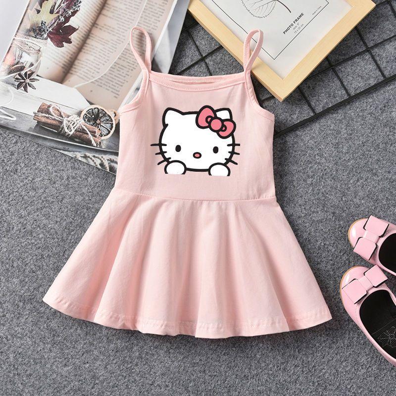 CHENGRUI Cô gái mùa hè váy trẻ em nhỏ treo váy mùa hè phong cách phương Tây bé vest đầm