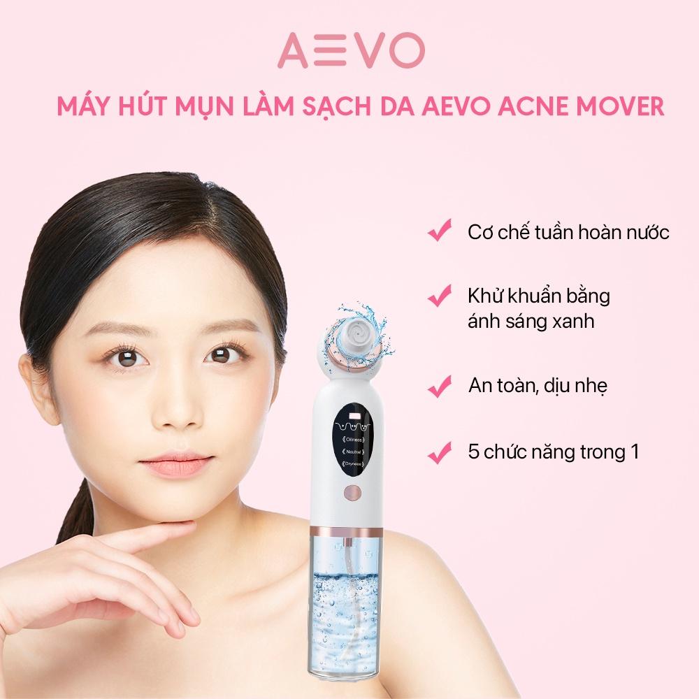 Máy hút mụn AEVO Acne Mover 5 trong 1 giúp loại bỏ mụn đầu đen, trị liệu cảm ứng trên khuôn mặt, giảm nếp nhăn