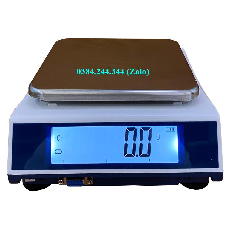 Bộ sản phẩm cân điện tử kỹ thuật 1 số lẻ Digi DS mức cân tối đa 6000g, độ chia 0.1g kết nối với màn hình hiển thị phụ