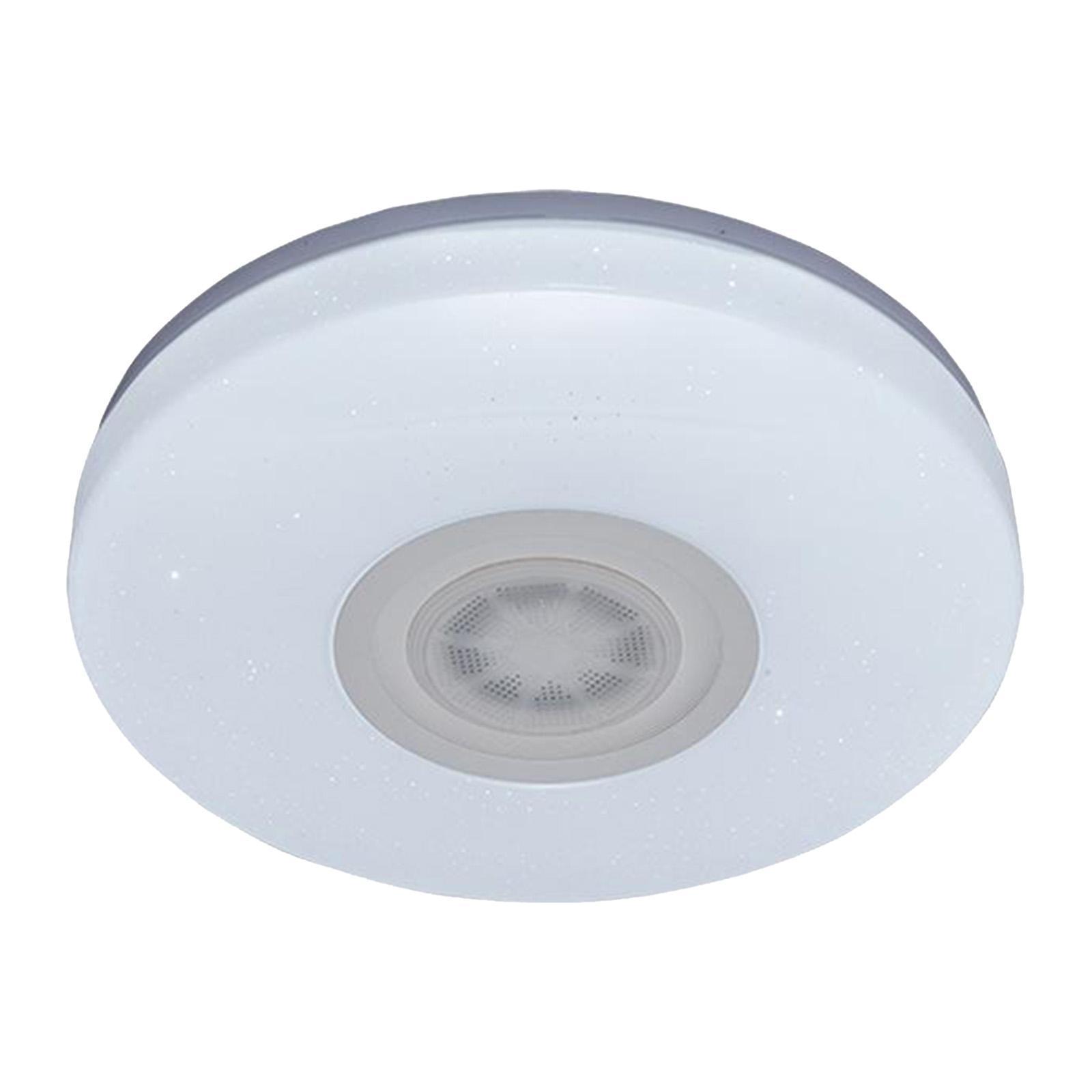 Home Modern LED Music Ceiling Light Bluetooth Speaker Smart APP Remote Control