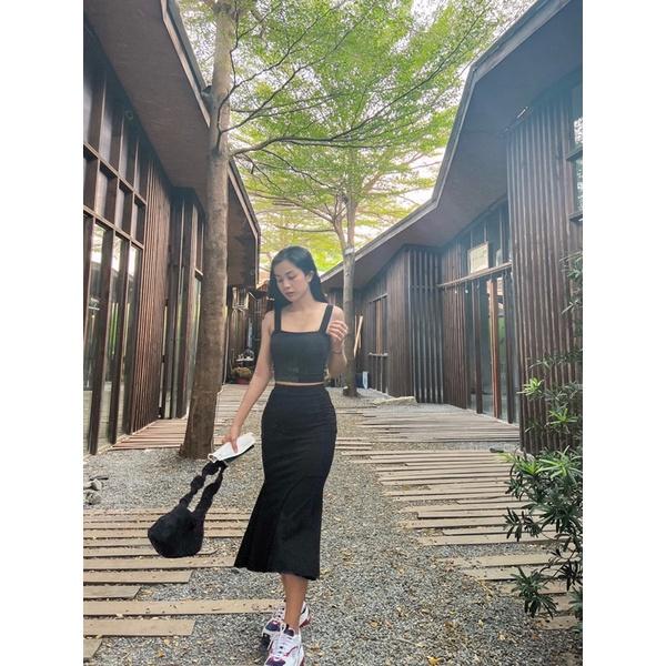 SET CROPTOP KÈM CHÂN VÁY ĐUÔI CÁ