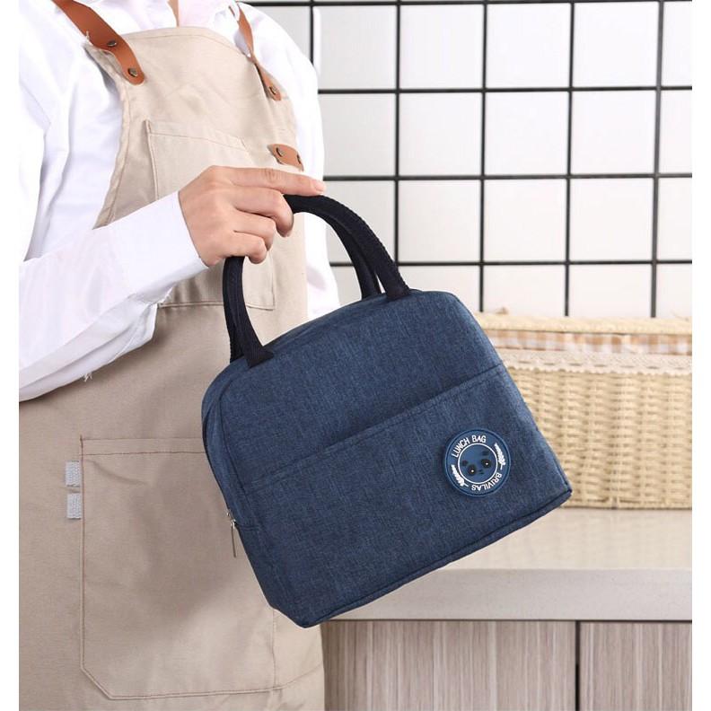 Túi Đựng Hộp Cơm Cao Cấp LUNCHBAG Vải POLYESTER