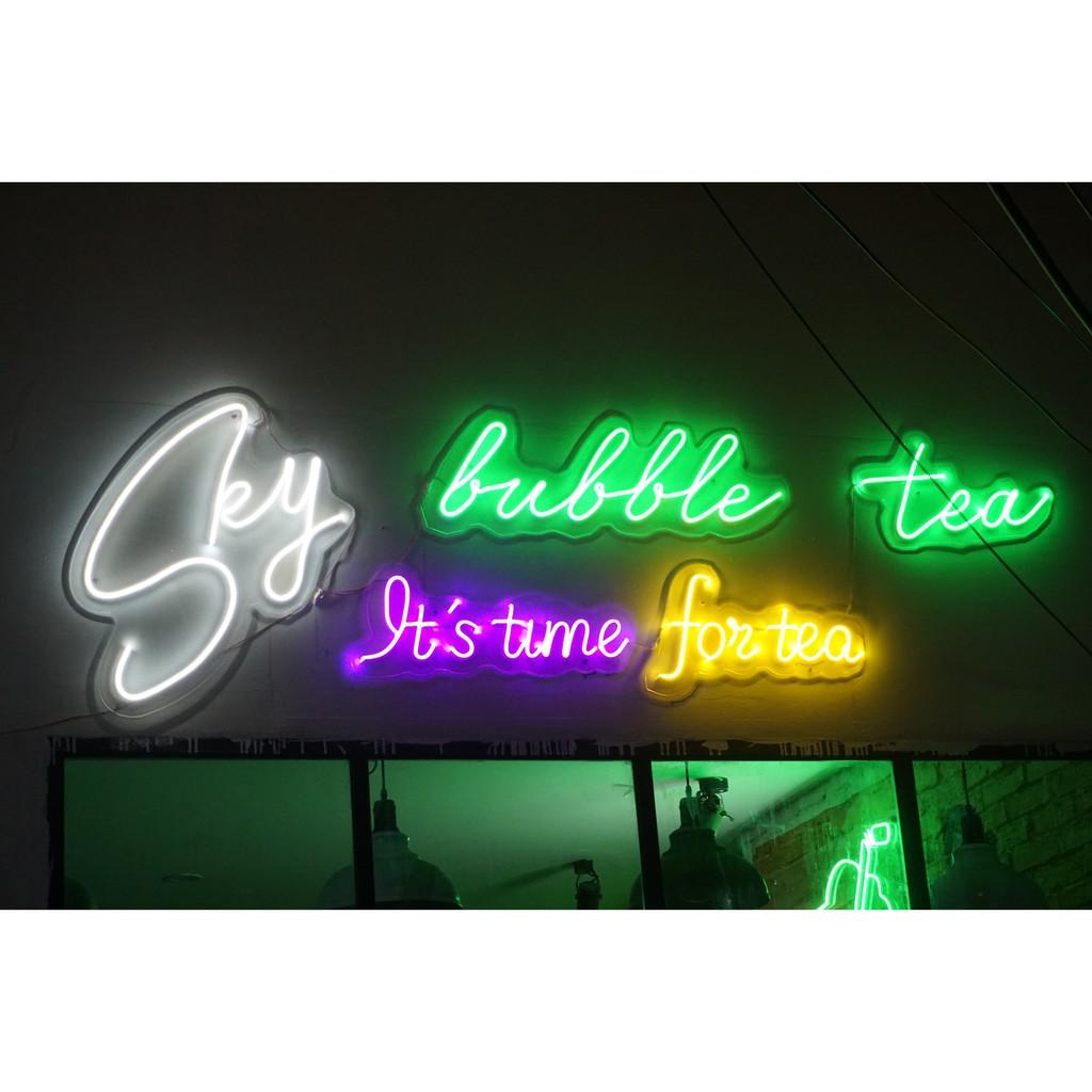 Đèn Flex Neon Sign Cửa hàng uốn chữ